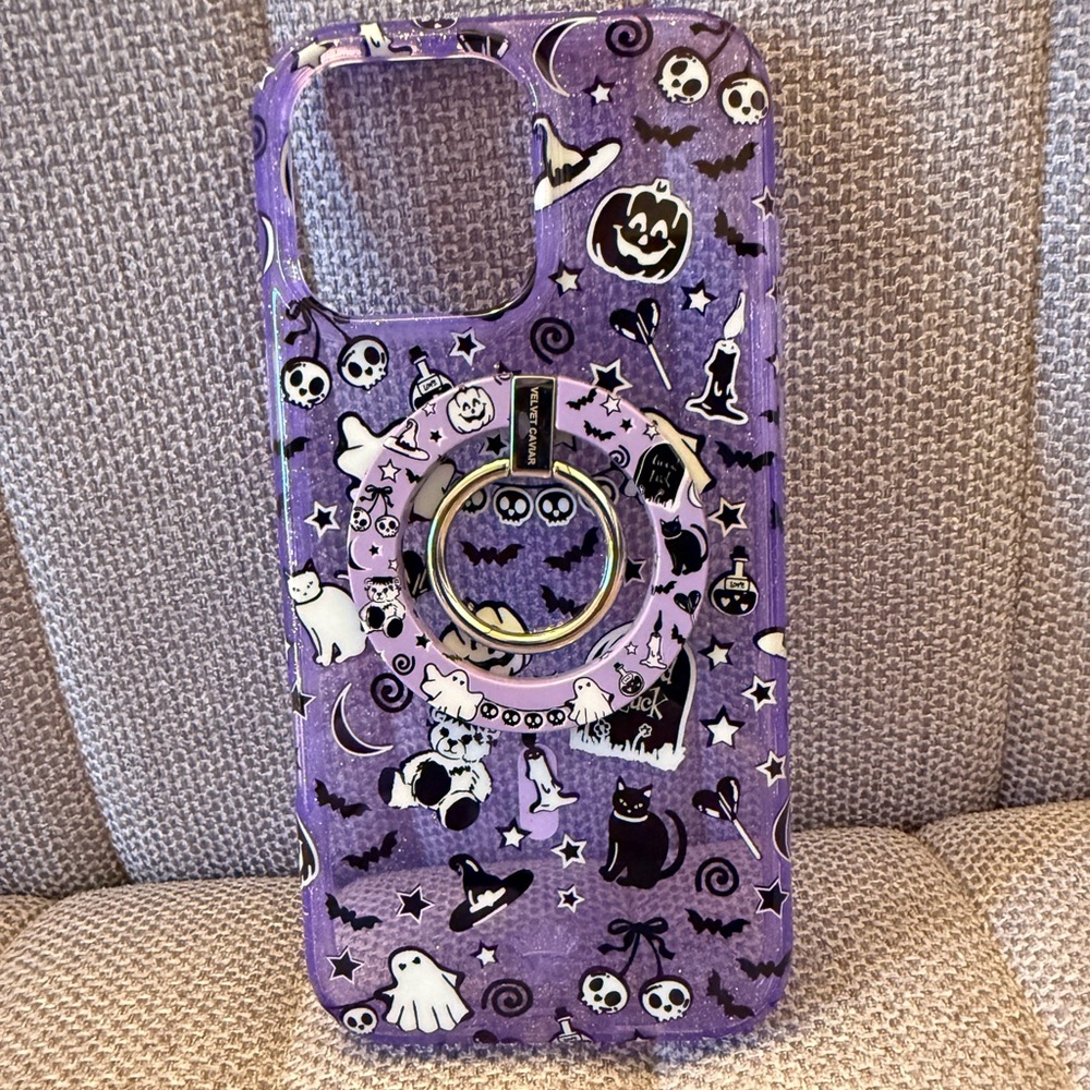 Velvet Caviar Witchy Lilac Glitter Case
